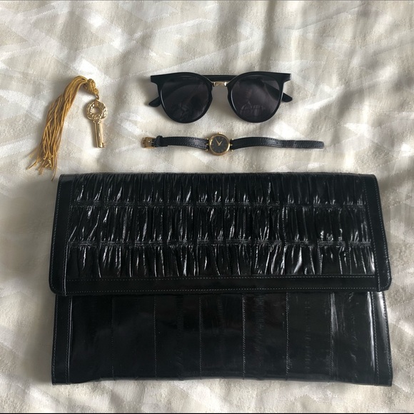 Vintage Genuine Eel Skin Purse - Picture 1 of 5